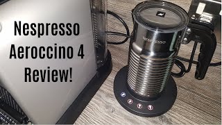 Nespresso Aeroccino 4 Milk Frother Review  Worth upgrading from the Aeroccino 3 [upl. by Elboa]