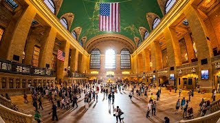 Walking Tour of Grand Central Terminal — New York City 【4K】🇺🇸 [upl. by Kenimod722]