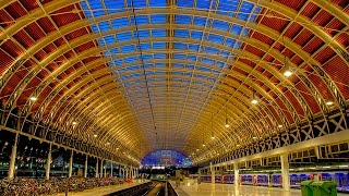 A Walk Around Londons Paddington Railway Station [upl. by Ydnys544]