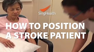 How To Position A Stroke Patient [upl. by Ahsasal735]