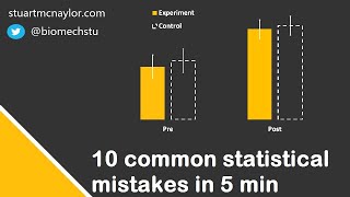 Ten Statistical Mistakes in 5 Min [upl. by Aenit]