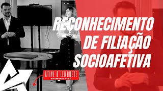 DIREITO DE FAMÍLIA Reconhecimento de filiação socioafetiva [upl. by Rodolph]