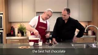 How to make a hot chocolate using an aerolatte milk frother [upl. by Wirth]