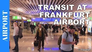 TRANSIT WALK AT FRANKFURT Airport FRA Terminal 1  Connection Flight Transfer Arriving amp Departing [upl. by Ollie404]