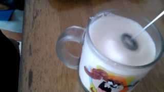 Aerolatte Review Frothing Cold Milk In Under 1 Minute [upl. by Akered]