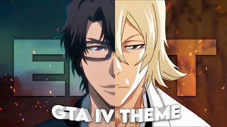 Aizen x Urahara  GTA IV Theme Edit [upl. by Aicnorev775]